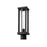 Z-Lite Glenwood 1 Light 5" Outdoor Post Mount, Black/Clear