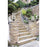 Z-Lite Sana 3 Light 28.5" Outdoor Pier Mount, Black/Seedy