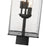 Z-Lite Sana 3 Light Outdoor Post Mount, Black/Seedy