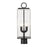 Z-Lite Sana 2 Light 20.25" Outdoor Post Mount, Black/Seedy