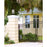 Z-Lite Sana 2 Lt 22.25" SQ Outdoor Pier Mount, Black/Seedy