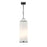 Z-Lite Sana 3 Light Outdoor Chain Mount Ceiling, Black