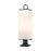 Z-Lite Sana 3 Lt Outdoor Pier Mount, Black/White Opal