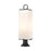 Z-Lite Sana 3 Light Outdoor Pier Mount, Black