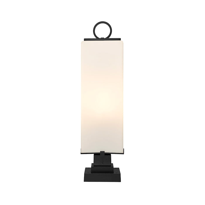 Z-Lite Sana 3 Lt Outdoor Pier Mount, Black/White Opal