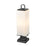 Z-Lite Sana 3 Lt Outdoor Pier Mount, Black/White Opal