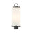 Z-Lite Sana 2 Light Outdoor Post Mount, Black/White Opal