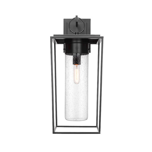 Z-Lite Sheridan 1 Light 11" Outdoor Wall Sconce, Black/Seedy