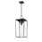 Z-Lite Sheridan 1 Light 10" Outdoor Ceiling Mount, Black/Seedy