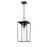 Z-Lite Sheridan 1 Light 10" Outdoor Ceiling Mount, Black/Seedy
