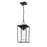 Z-Lite Sheridan 1 Light 8" Outdoor Ceiling Mount, Black/Seedy