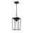 Z-Lite Sheridan 1 Light 8" Outdoor Ceiling Mount, Black/Seedy
