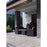 Z-Lite Sheridan 1 Light 8" Outdoor Ceiling Mount, Black/Seedy