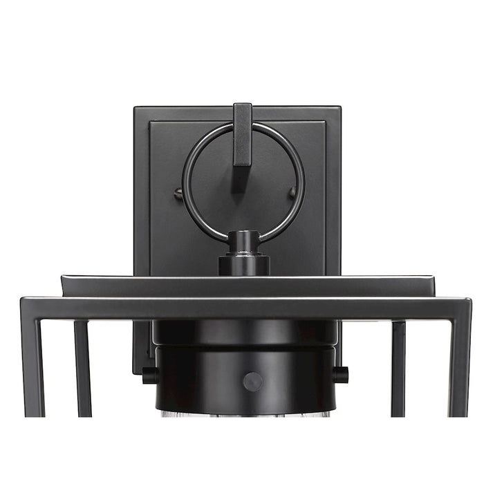 Z-Lite Sheridan 1 Light 9" Outdoor Wall Sconce, Black/Seedy