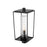 Z-Lite Sheridan 1 Light 22" Outdoor Post Mount/Round, Black/Seedy