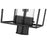 Z-Lite Sheridan 1 Light 22" Outdoor Post Mount/Round, Black/Seedy
