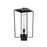 Z-Lite Sheridan 1 Light 22" Outdoor Post Mount/Square, Black/Seedy