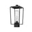 Z-Lite Sheridan 1 Light 17" Outdoor Post Mount/Square, Black/Seedy