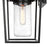Z-Lite Sheridan 1 Light 8" Outdoor Wall Sconce, Black/Seedy
