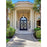 Z-Lite Sheridan 1 Light 23" Outdoor Ceiling Mount, Black/White Opal