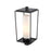 Z-Lite Sheridan 1 Light 22" Outdoor Post Mount/Round, Black/White