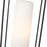 Z-Lite Sheridan 1 Light 22" Outdoor Post Mount/Round, Black/White