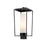 Z-Lite Sheridan 1 Light 22" Outdoor Post Mount/Square, Black/White