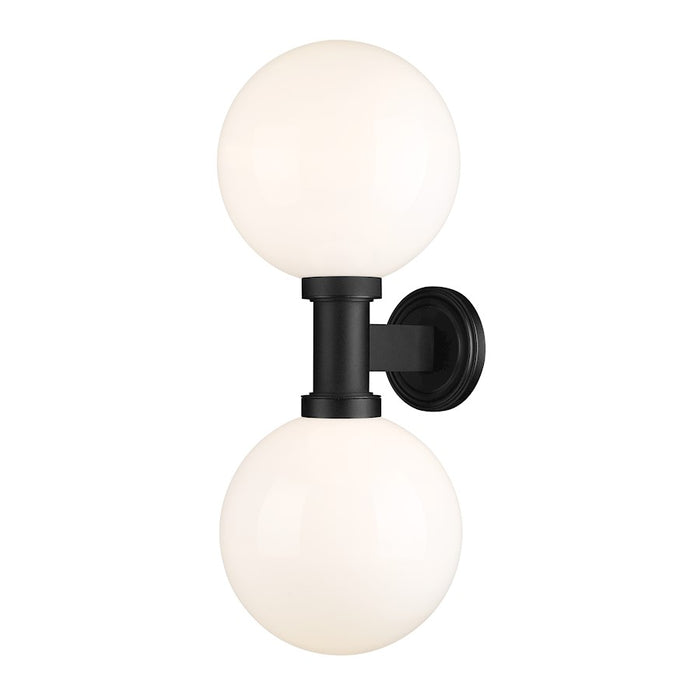 Z-Lite Laurent 2 Light Outdoor Wall Sconce, Black