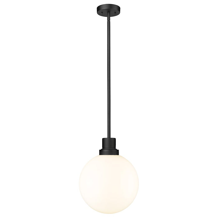 Z-Lite Laurent 1 Light Outdoor Pendant, Black