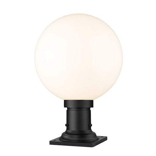 Z-Lite Laurent 1 Light Outdoor Pier Mount, Black