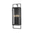 Z-Lite Lucian 3 Light Outdoor Wall Sconce in Black/Clear