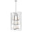 Z-Lite Aideen 12 Light Pendant, Chrome, Matte Opal - 6000-12-CH