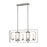 Z-Lite Aideen 5 Light Island/Billiard, Brushed Nickel, Matte Opal - 6000-5L-BN