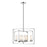 Z-Lite Aideen 8 Light Pendant, 21x24.24x16", Chrome, Matte Opal - 6000-8A-CH