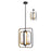 Z-Lite Aideen 2 Light Mini Pendant, Bronze Gold, Matte Opal - 6000MP-BZGD