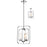 Z-Lite Aideen 2 Light Mini Pendant, Chrome, Matte Opal - 6000MP-CH