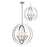 Z-Lite Ashling 6 Light Pendant, Brushed Nickel, Matte Opal - 6002-6L-BN