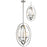 Z-Lite Ashling 3 Light Pendant, Brushed Nickel, Matte Opal - 6004-3S-BN