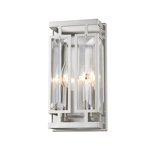 Z-Lite Mersesse 2 Light Wall Sconce in Brushed Nickel - 6006-2S-BN