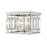 Z-Lite Mersesse 4 Light Flush Mount, Chrome - 6006F-CH