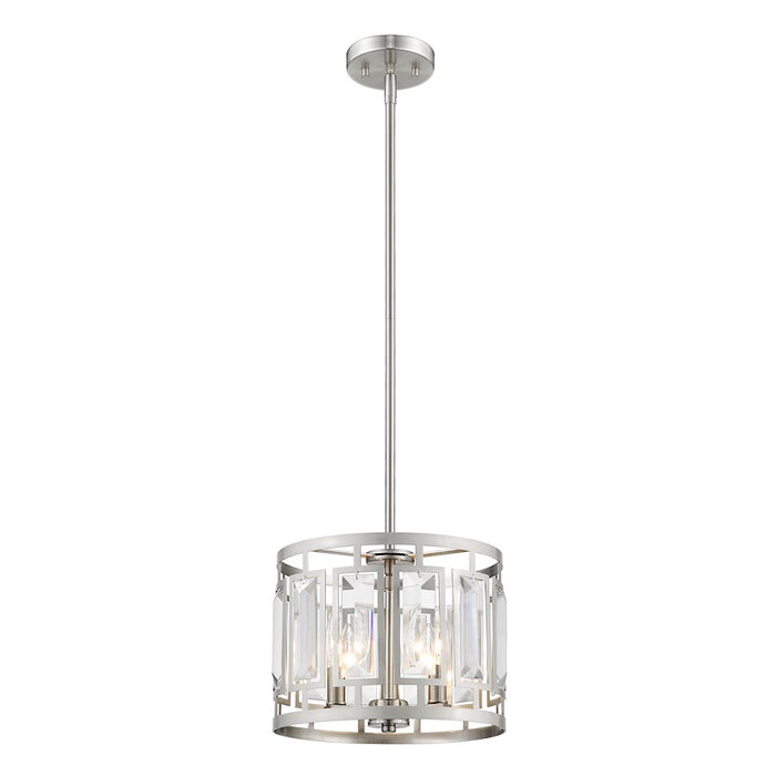 Z-Lite Mersesse 3 Light Pendant in Brushed Nickel - 6007-11BN