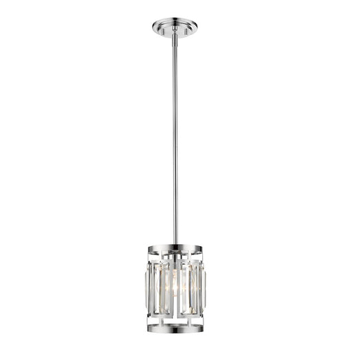 Z-Lite Mersesse 1- Light Pendant, Chrome - 6007MP-CH