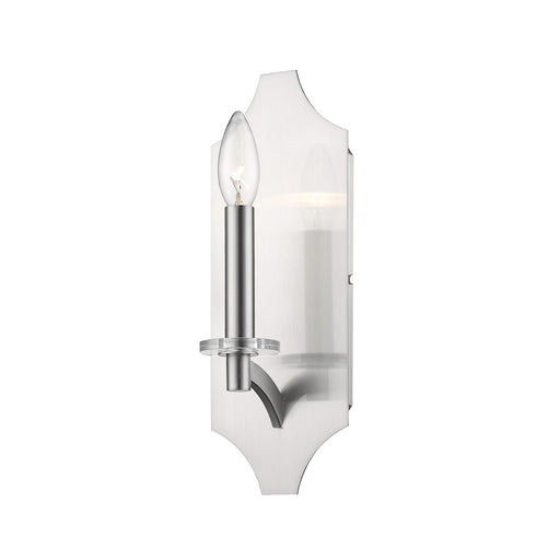 Z-Lite Zander 1 Light Wall Sconce, Brushed Nickel - 6008-1S-BN