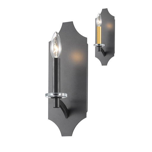 Z-Lite Zander 1 Light Wall Sconce, Bronze - 6008-1S-BRZ