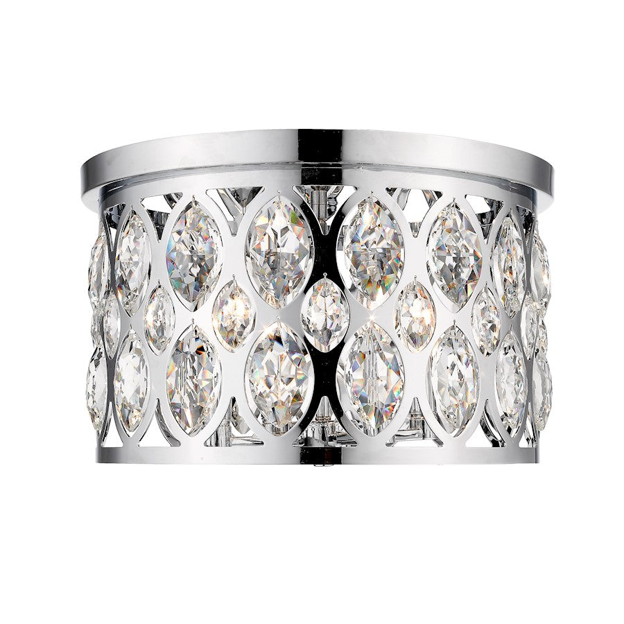 Z-Lite Dealey Flush Mount, Clear