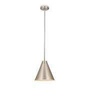 Z-Lite Eaton 1 Light 12" Pendant, Brushed Nickel - 6011P12-BN