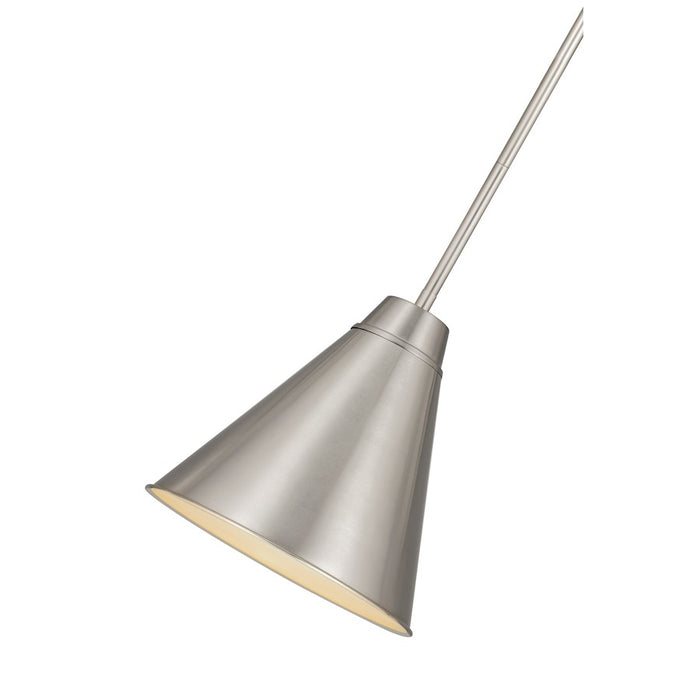 Z-Lite Eaton 1 Light 12" Pendant, Brushed Nickel