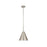 Z-Lite Eaton 1 Light 12" Pendant, Brushed Nickel