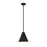 Z-Lite Eaton 1 Light 12" Pendant, Matte Black - 6011P12-MB