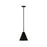 Z-Lite Eaton 1 Light 12" Pendant, Matte Black